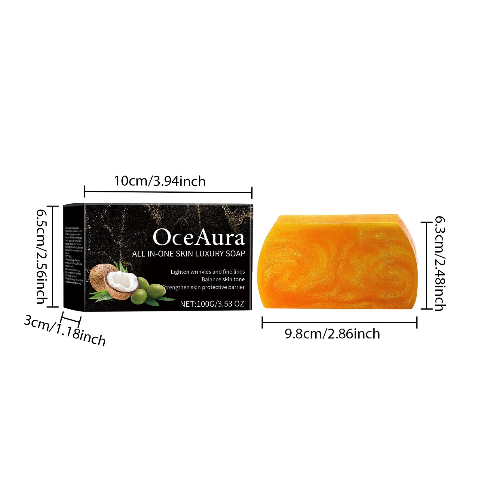 Oceaura Moisturizing Body Bath Soap – Smooth & Refreshing