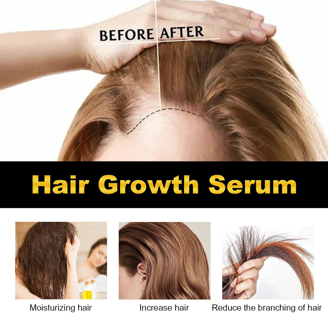 Hoegoa Castor Oil Hair Growth & Thickening Oil – 30ml