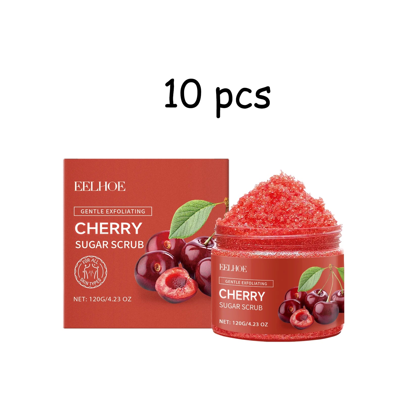 EELHOE Cherry Body Scrub Cream – Exfoliating & Moisturizing