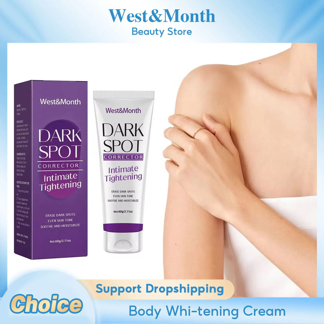 Body Whitening Lotion – Dark Spot Remover 60g