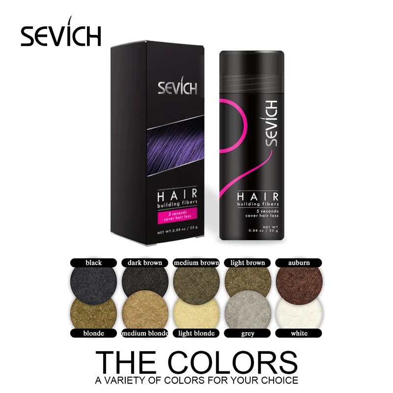 Sevich Hair Building Fibers – 25g Keratin Hair Thicker