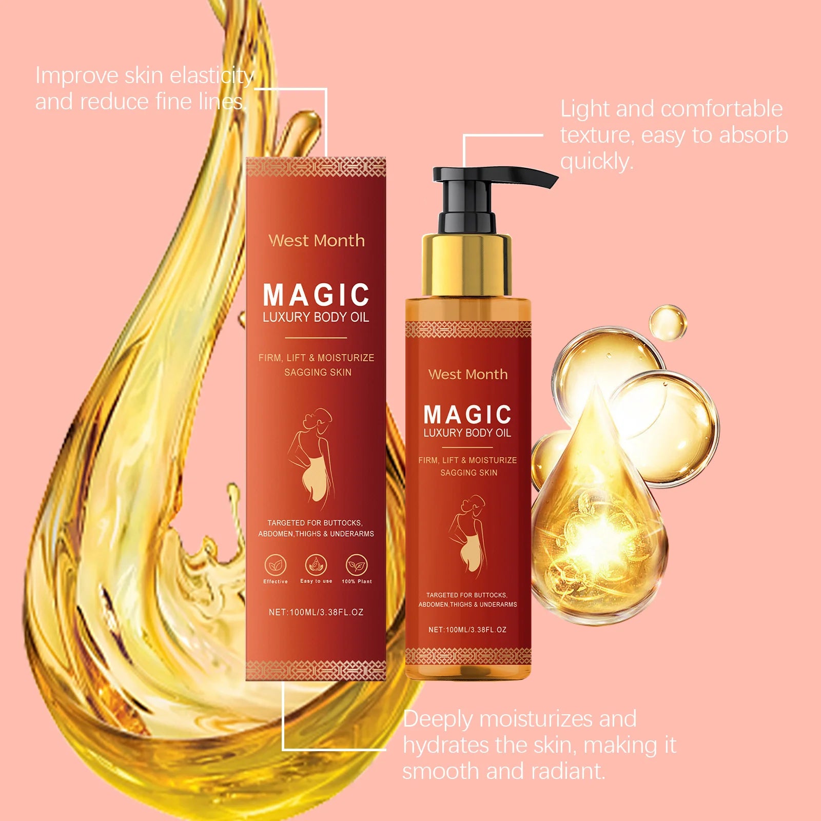 Magic Luxury Body Oil – Moisturizing & Firming