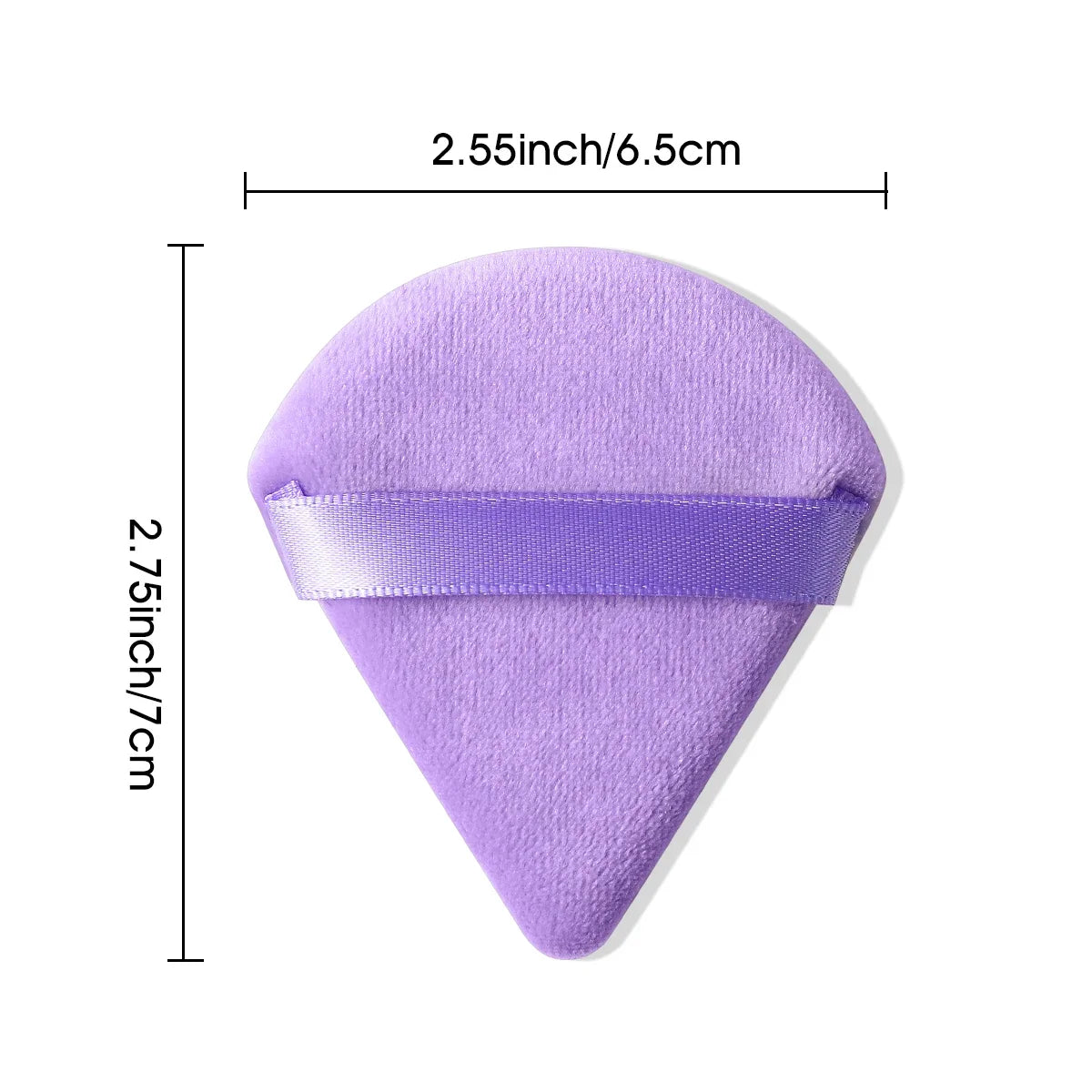 Triangle Velvet Mini Powder Puffs – 10/20PCS