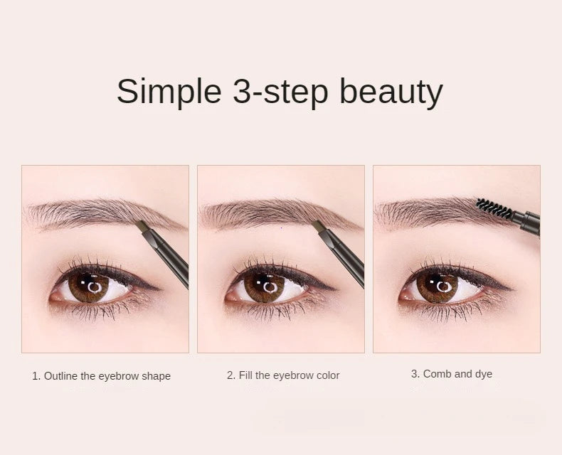 2-in-1 Professional Eyebrow Pencil – 5 Colors