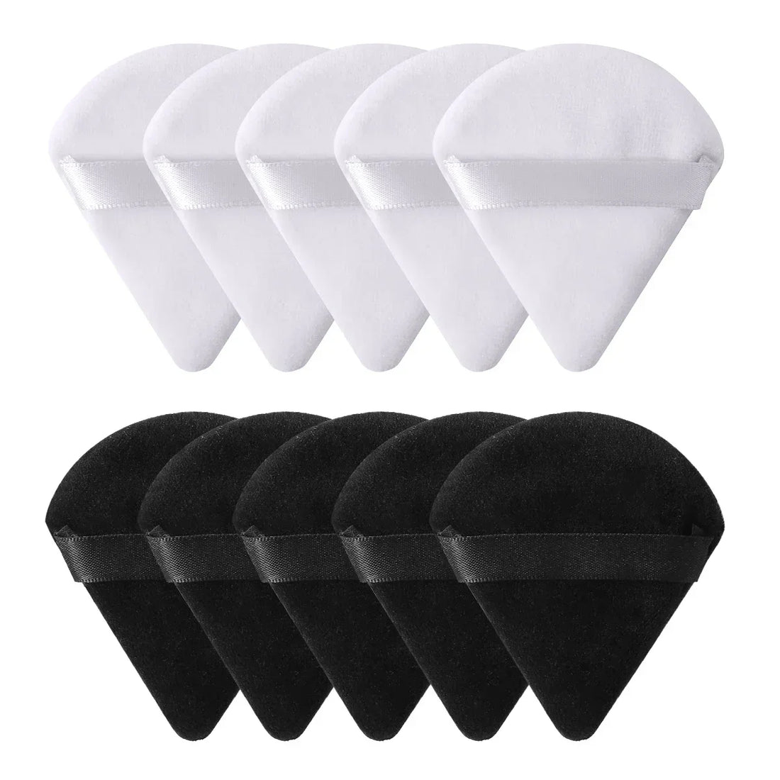 Triangle Velvet Mini Powder Puffs – 10/20PCS