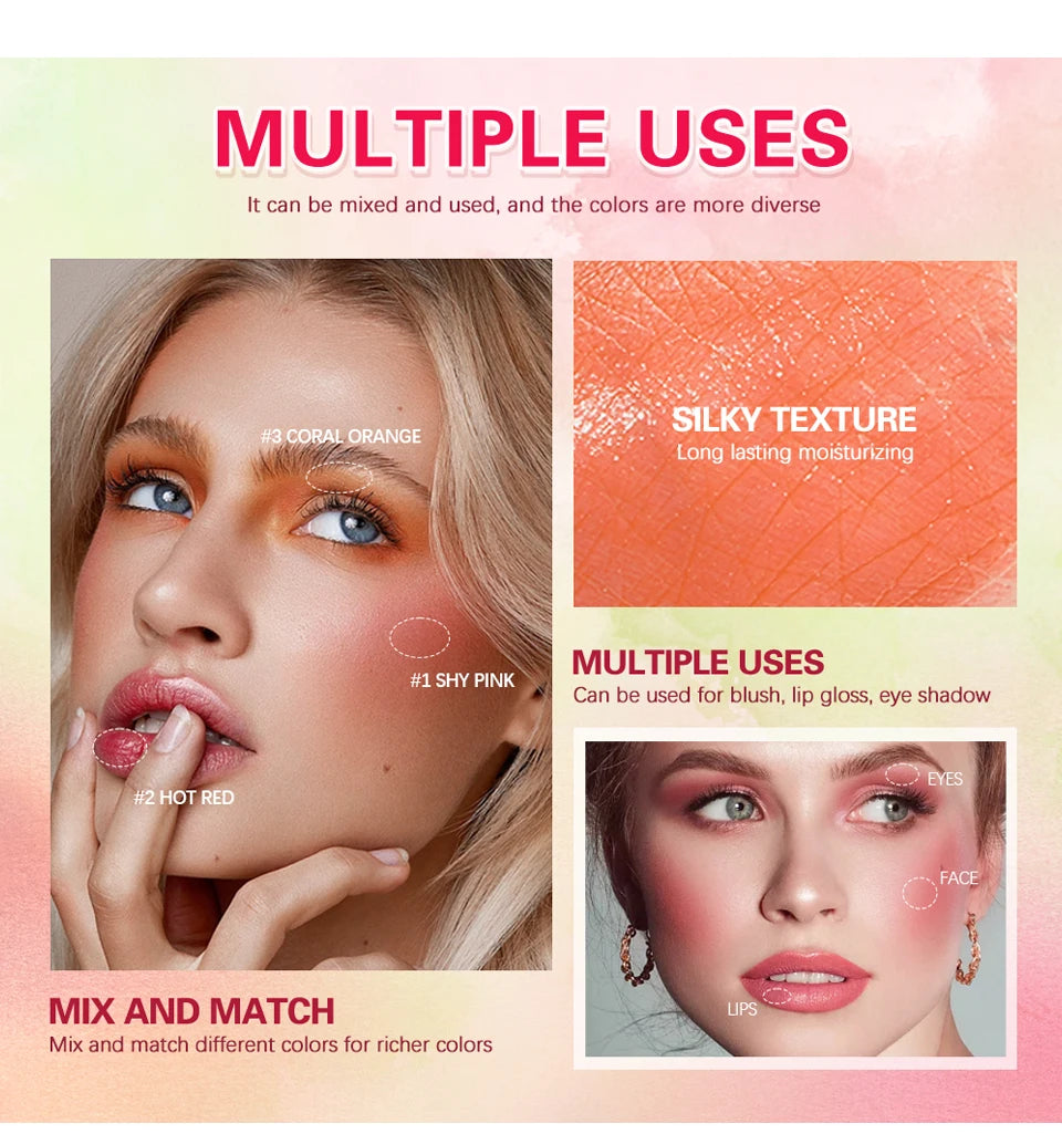 PixiBlush Matte Stick Blusher – Pink