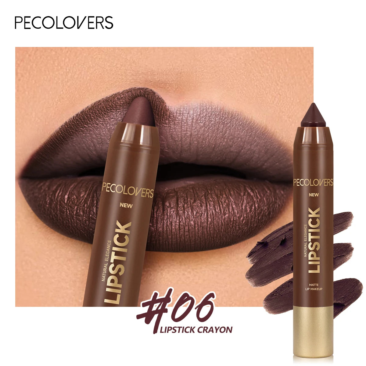 Fine Tip Matte Lip Liner Pen – Brown & Red