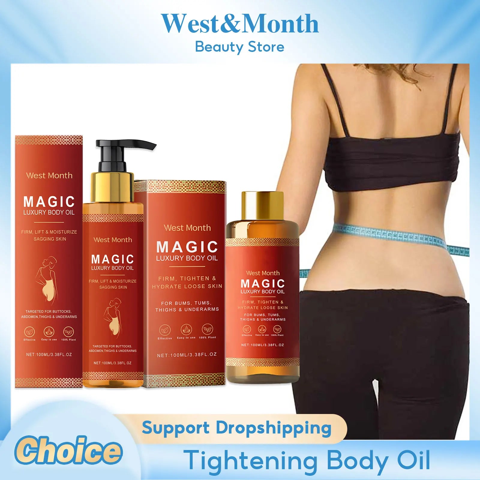 Magic Luxury Body Oil – Moisturizing & Firming
