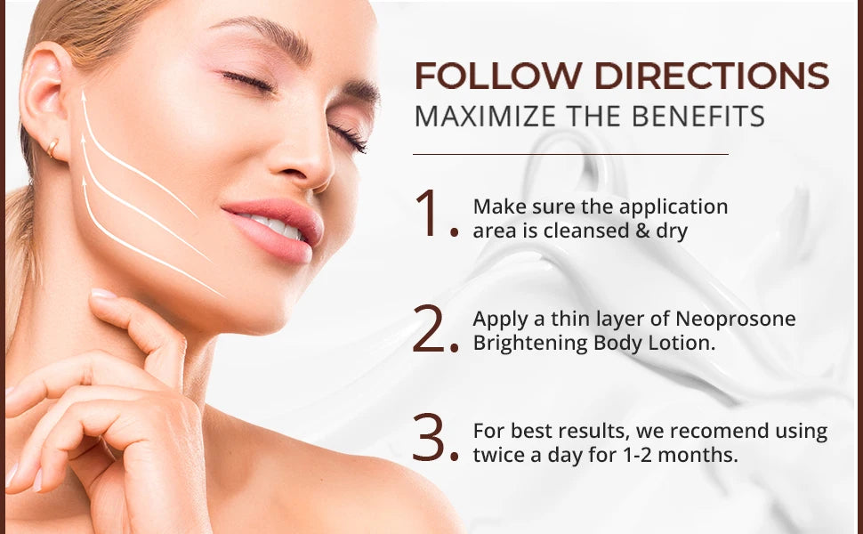 500ml Whitening Body Lotion – AHA + Vitamin C & E