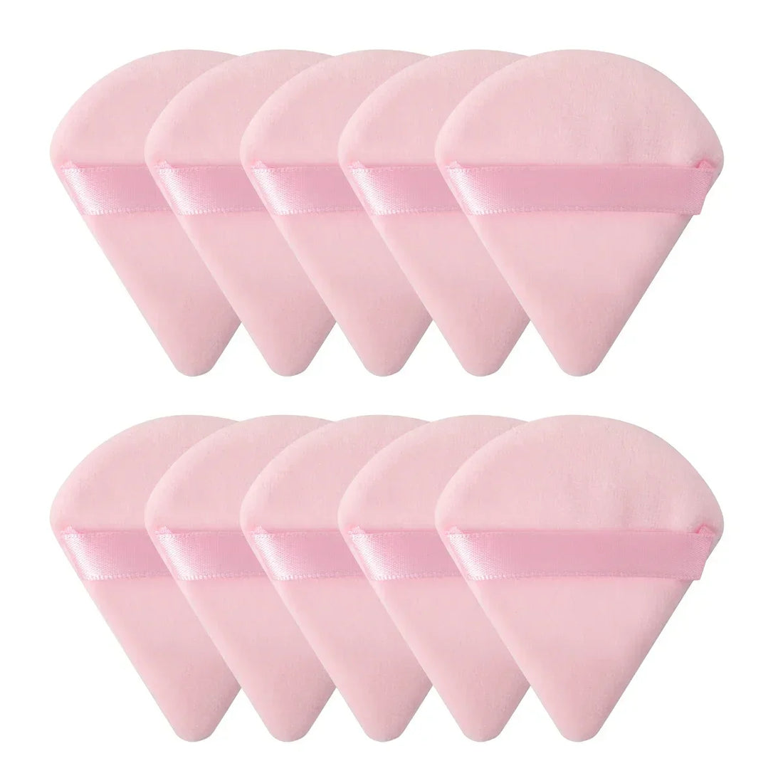 Triangle Velvet Mini Powder Puffs – 10/20PCS