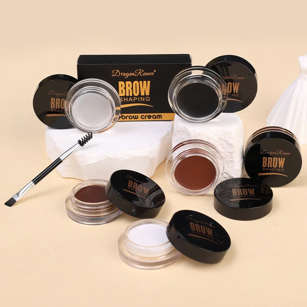 3D Matte Eyebrow Cream – Brown & Black