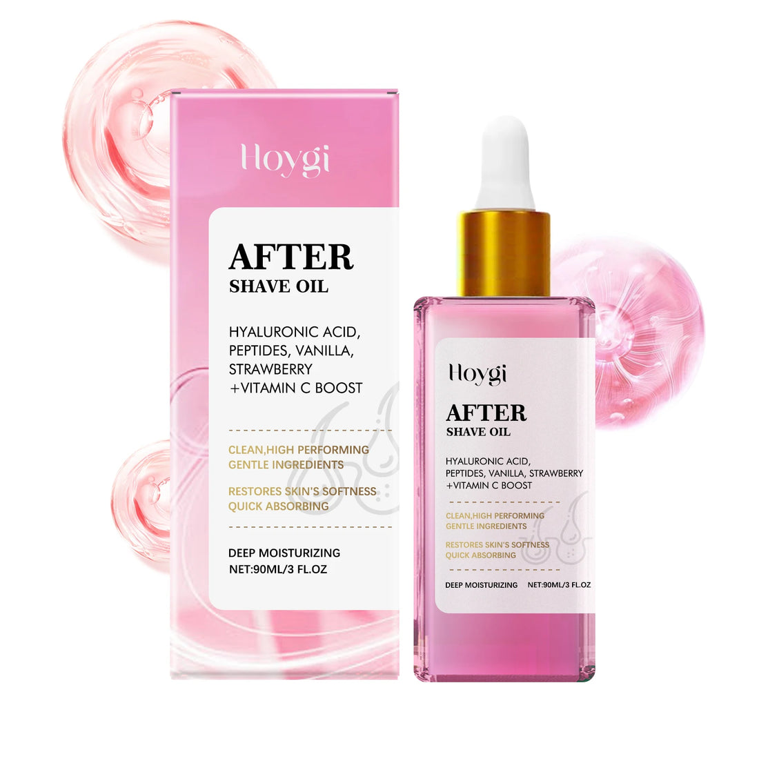 Strawberry Vanilla After Shave Oil – Soothing & Moisturizing