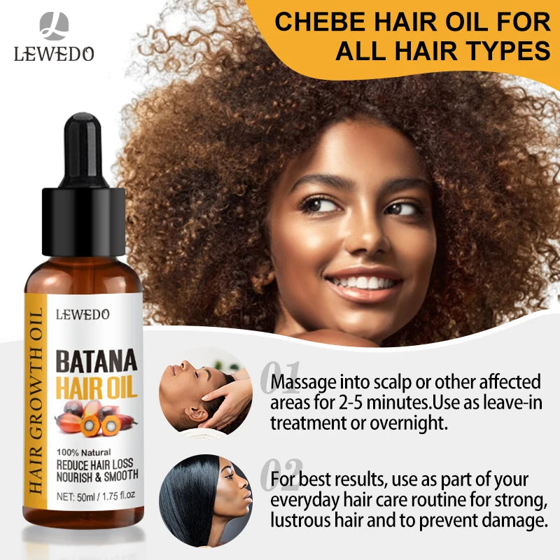 Lewedo Naturals Batana Oil – Fast Hair Growth & Nourishing
