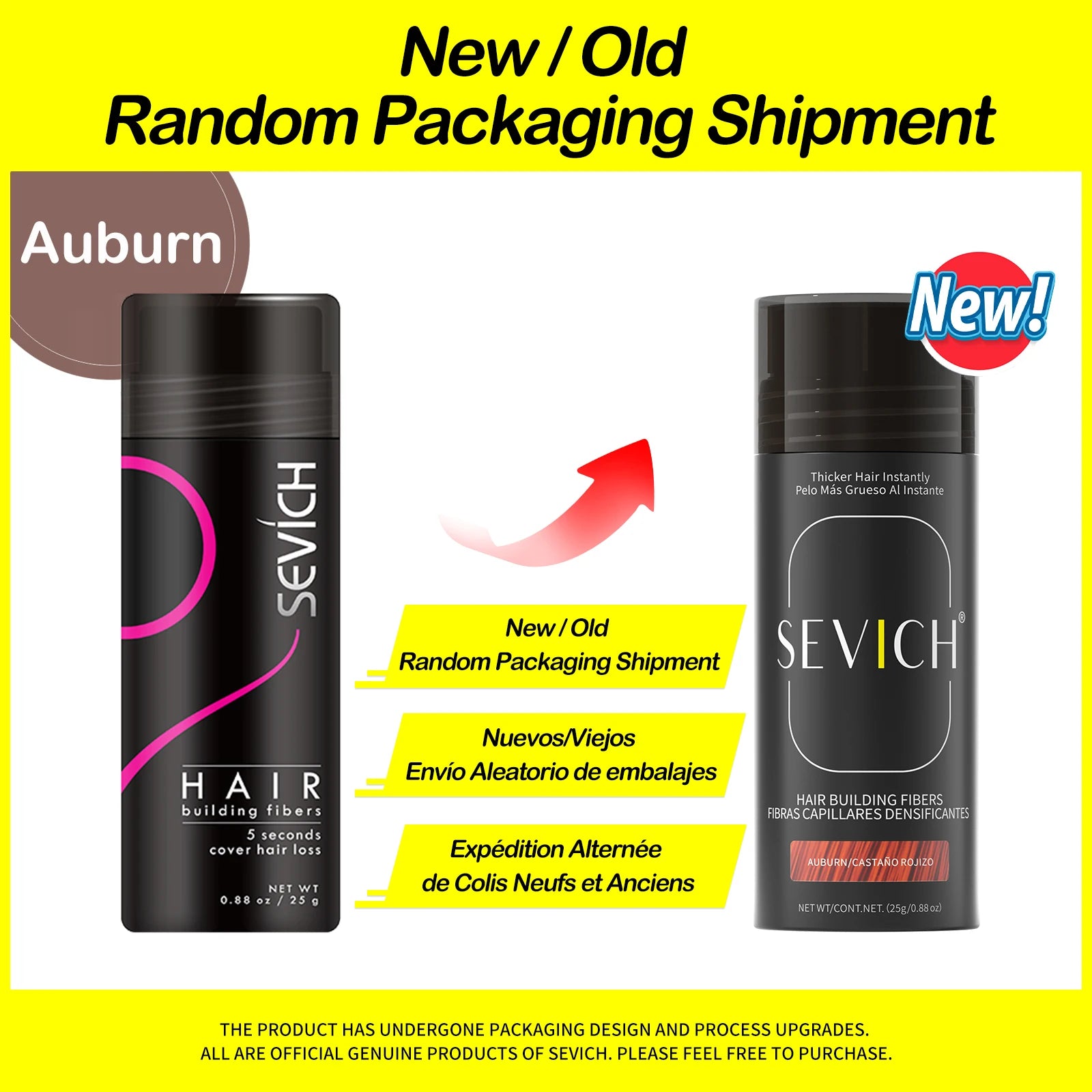 Sevich Hair Building Fibers – 25g Keratin Hair Thicker