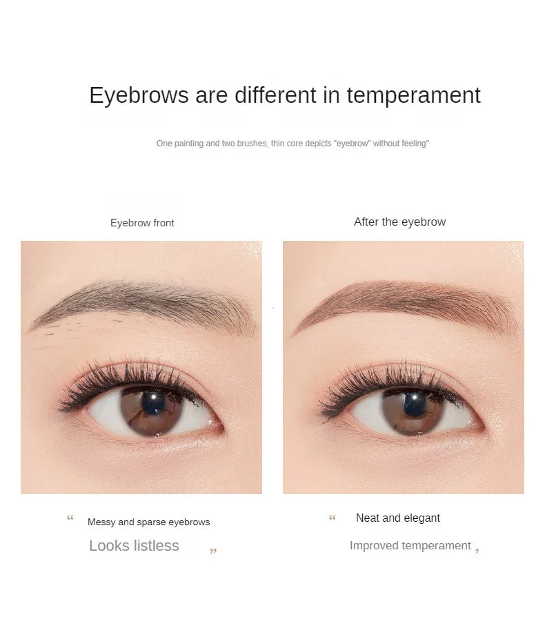 2-in-1 Professional Eyebrow Pencil – 5 Colors