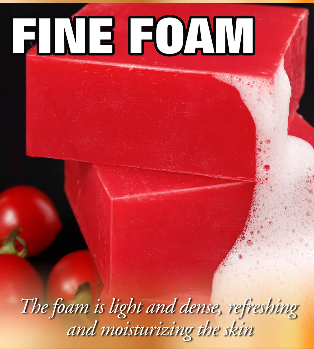 LKIAE Tomato Scented Natural Bar Soap – Face & Body, 200g