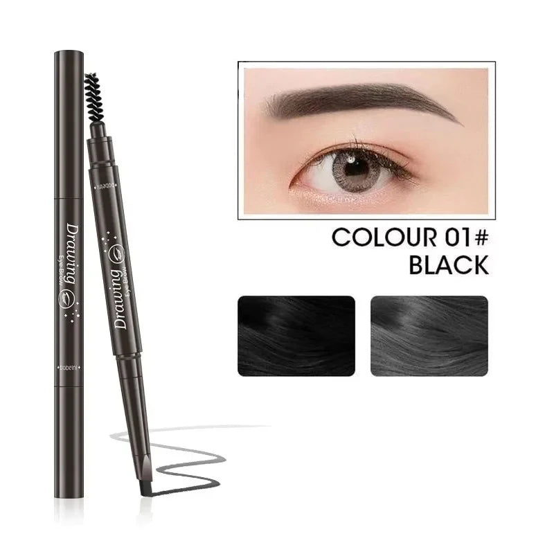 2-in-1 Professional Eyebrow Pencil – 5 Colors