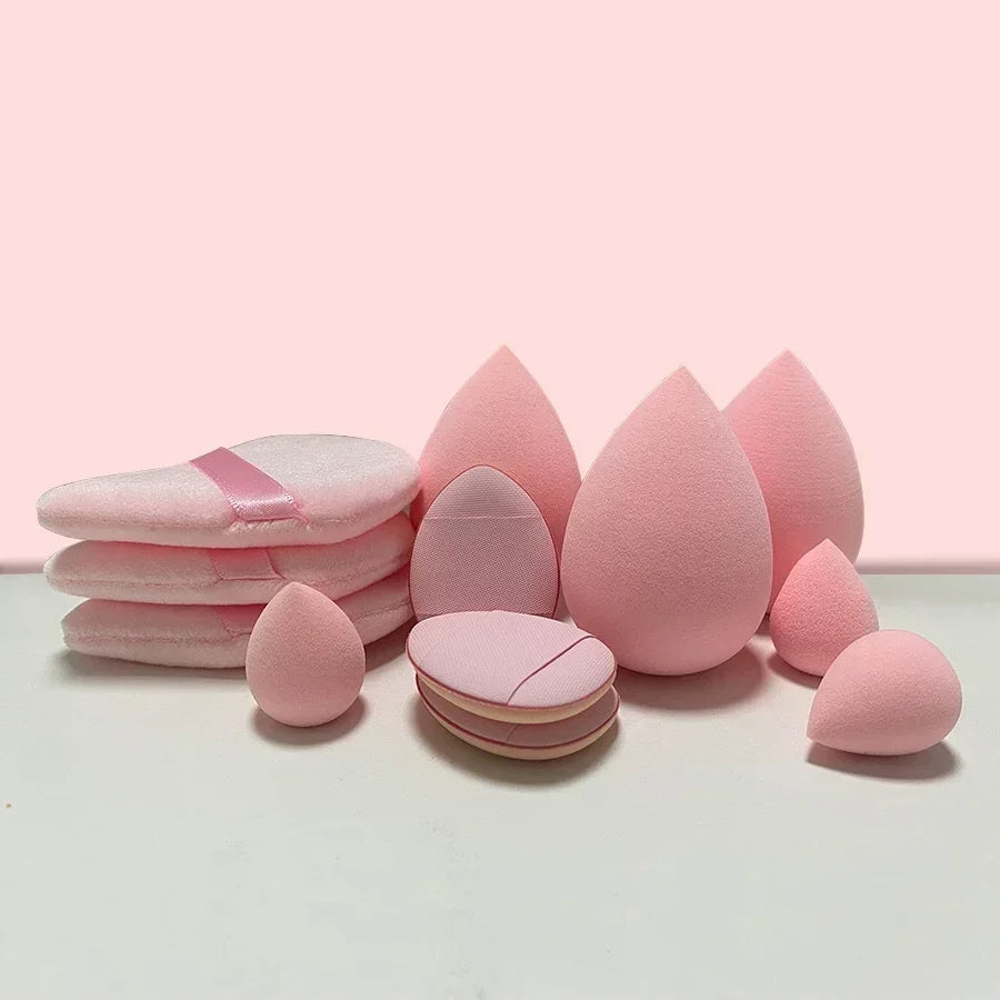 12PCS Multicolor Makeup Sponge Blender Set