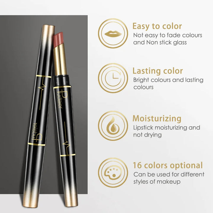 Double-Ended Matte Lip Liner & Lipstick – Nude