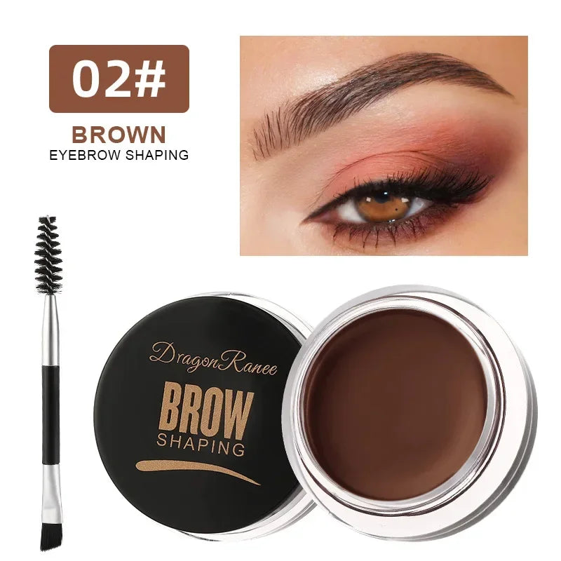 3D Matte Eyebrow Cream – Brown & Black