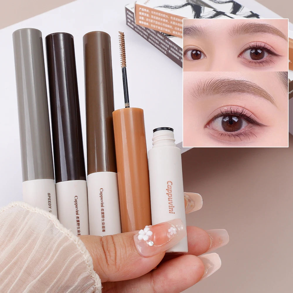 Waterproof Liquid Eyebrow Dye – Brown & Grey
