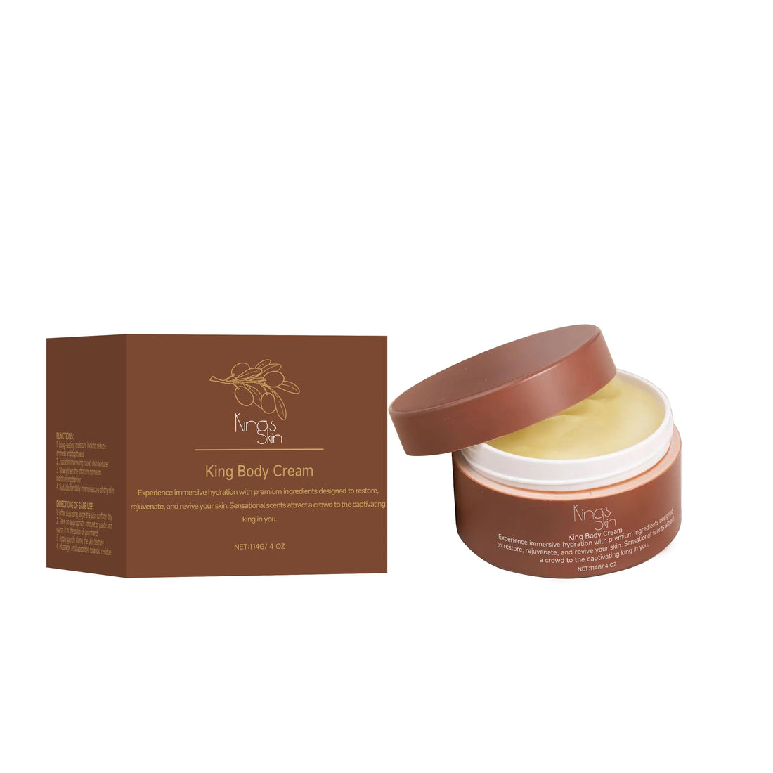 Shea Butter Moisturizing Body Cream – Hydrate, Brighten & Firm