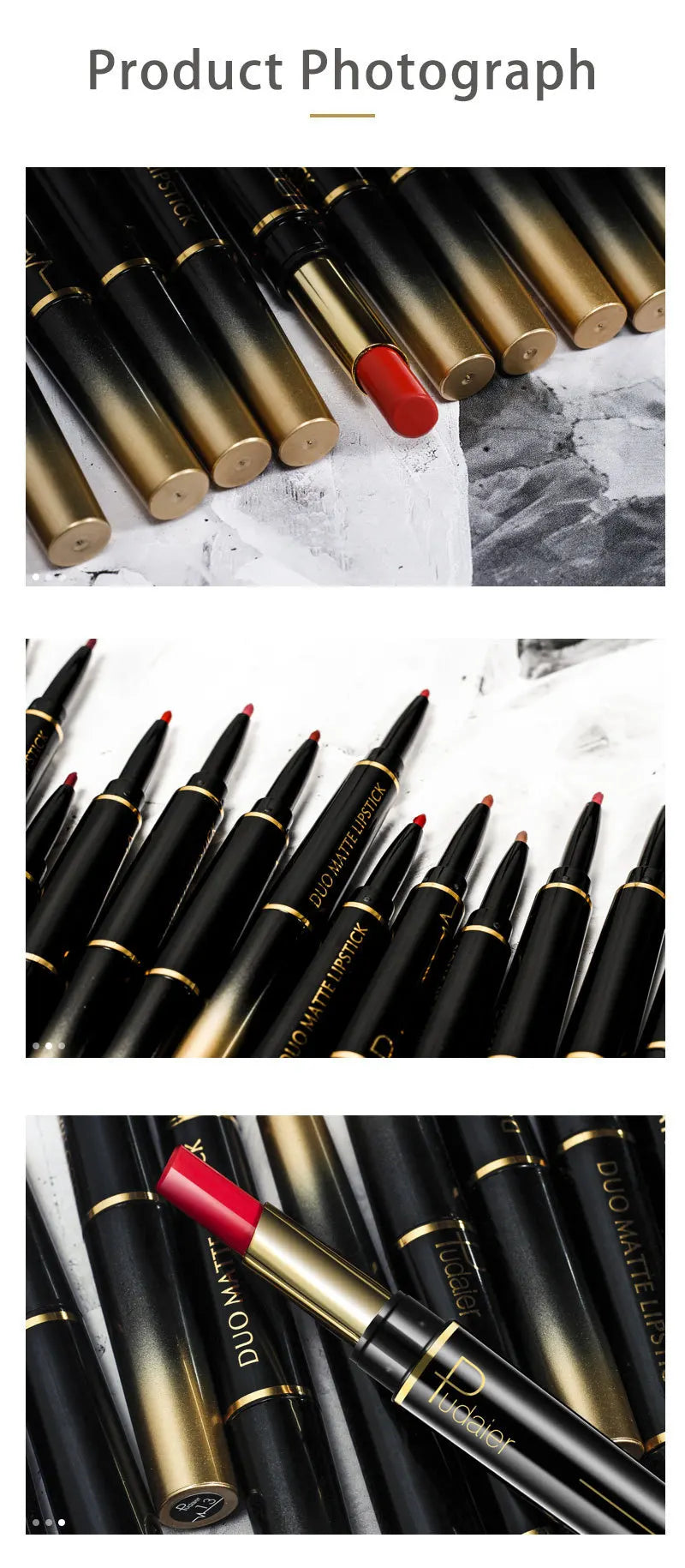 Double-Ended Matte Lip Liner & Lipstick – Nude