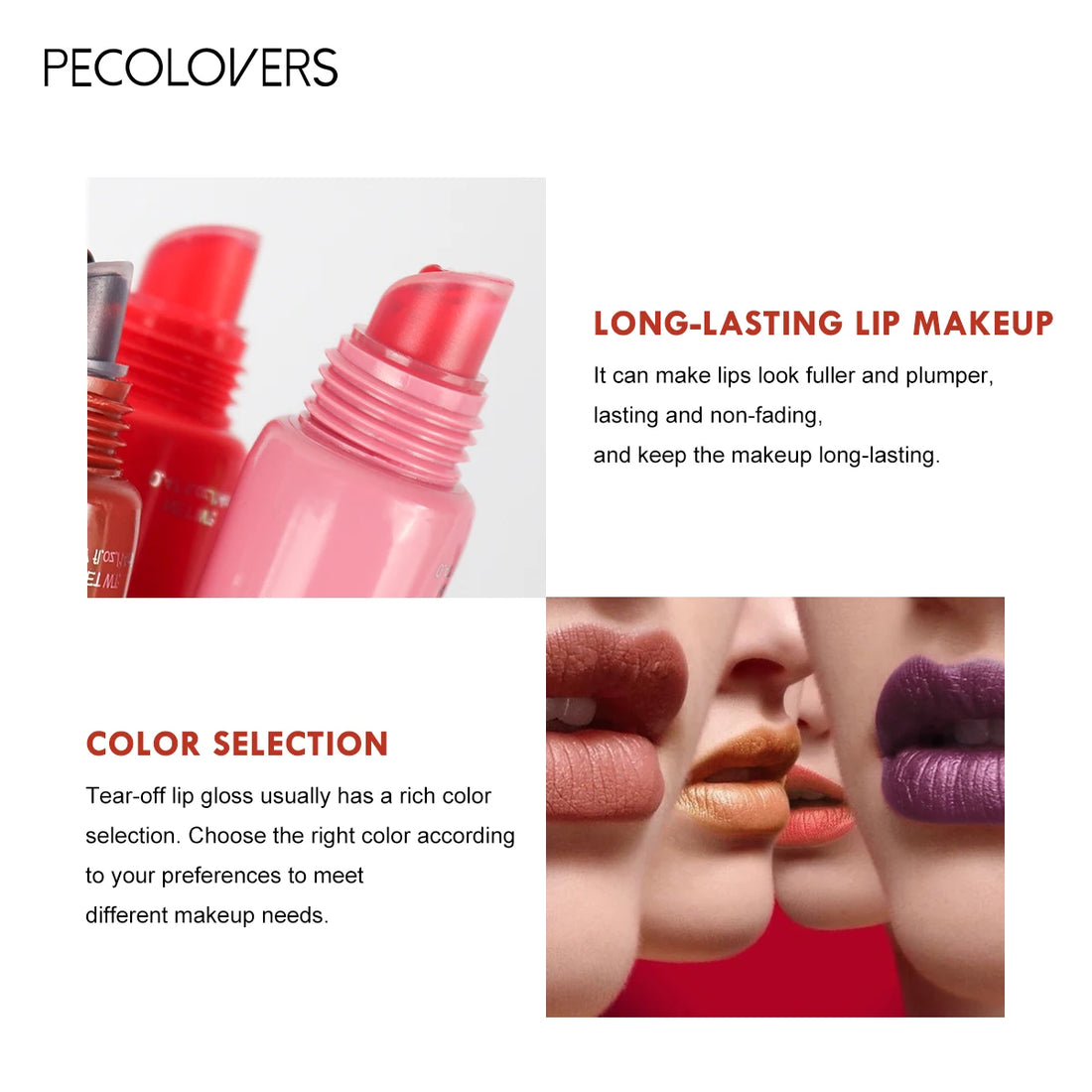 Peel-Off Multi-Color Matte Lip Gloss