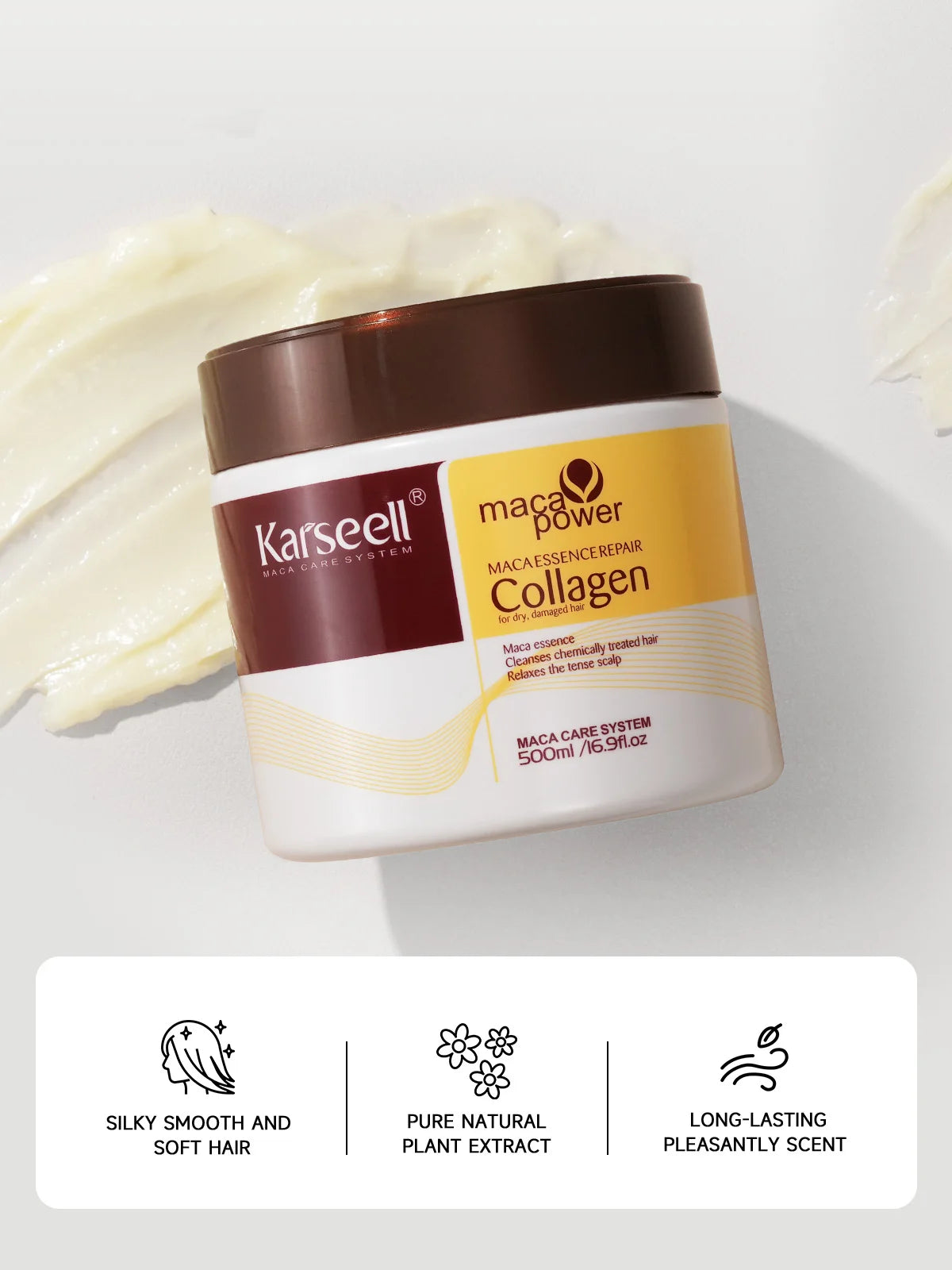 Karseell Collagen Hair Mask with Argan Oil – Deep Repair