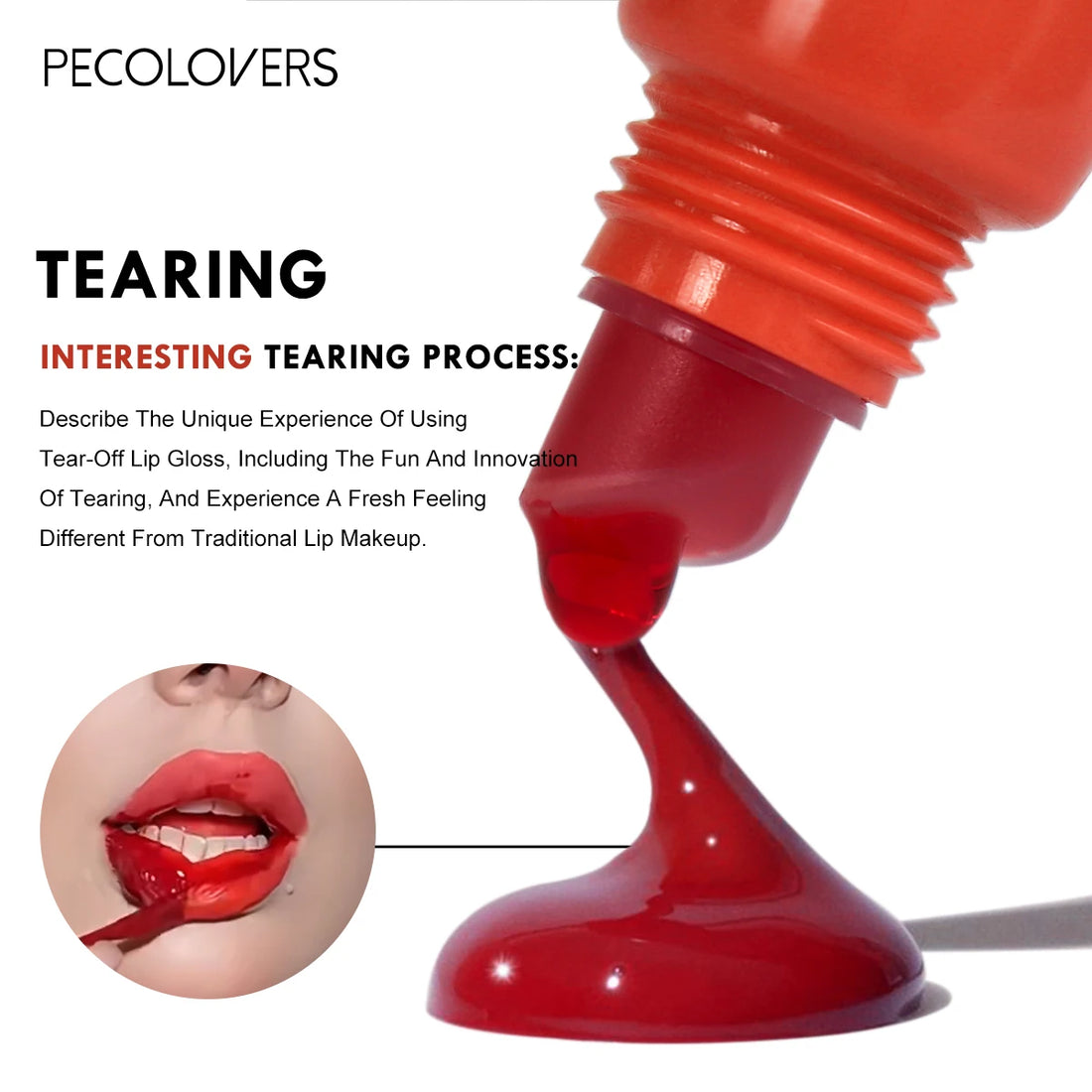 Peel-Off Multi-Color Matte Lip Gloss