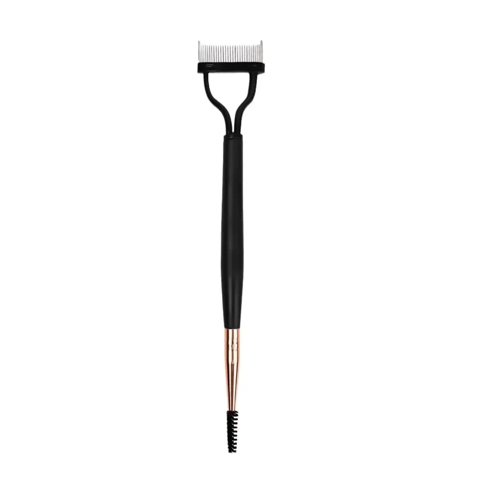 2-in-1 Folding Eyelash Curler & Brush Comb