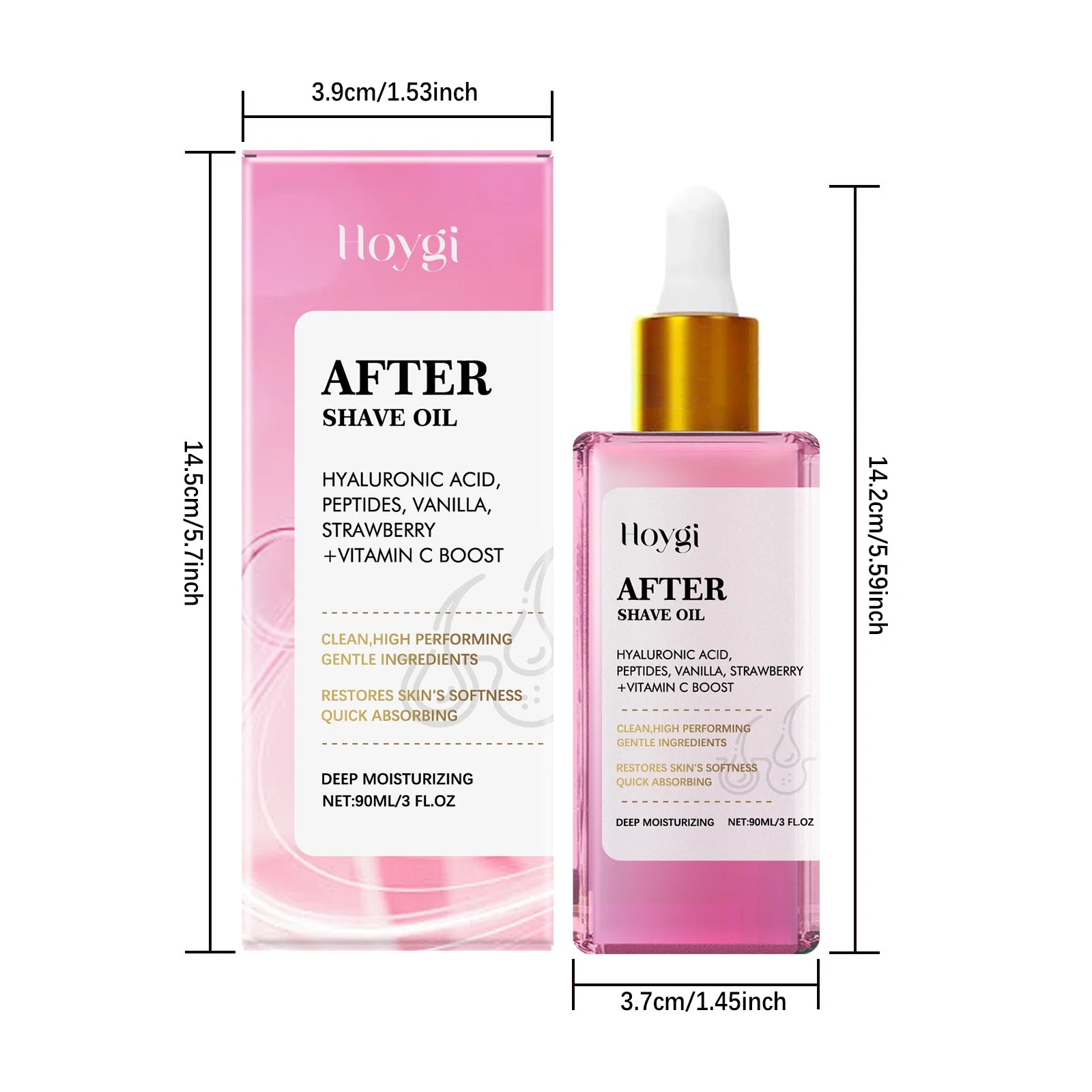 Strawberry Vanilla After Shave Oil – Soothing & Moisturizing