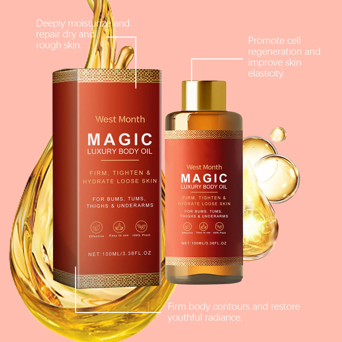 Magic Luxury Body Oil – Moisturizing & Firming