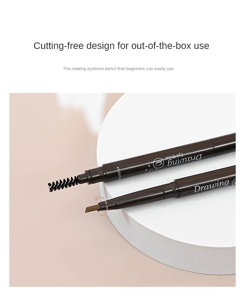 2-in-1 Professional Eyebrow Pencil – 5 Colors