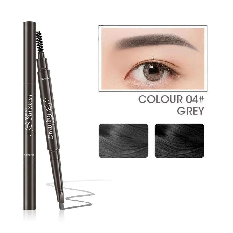 2-in-1 Professional Eyebrow Pencil – 5 Colors