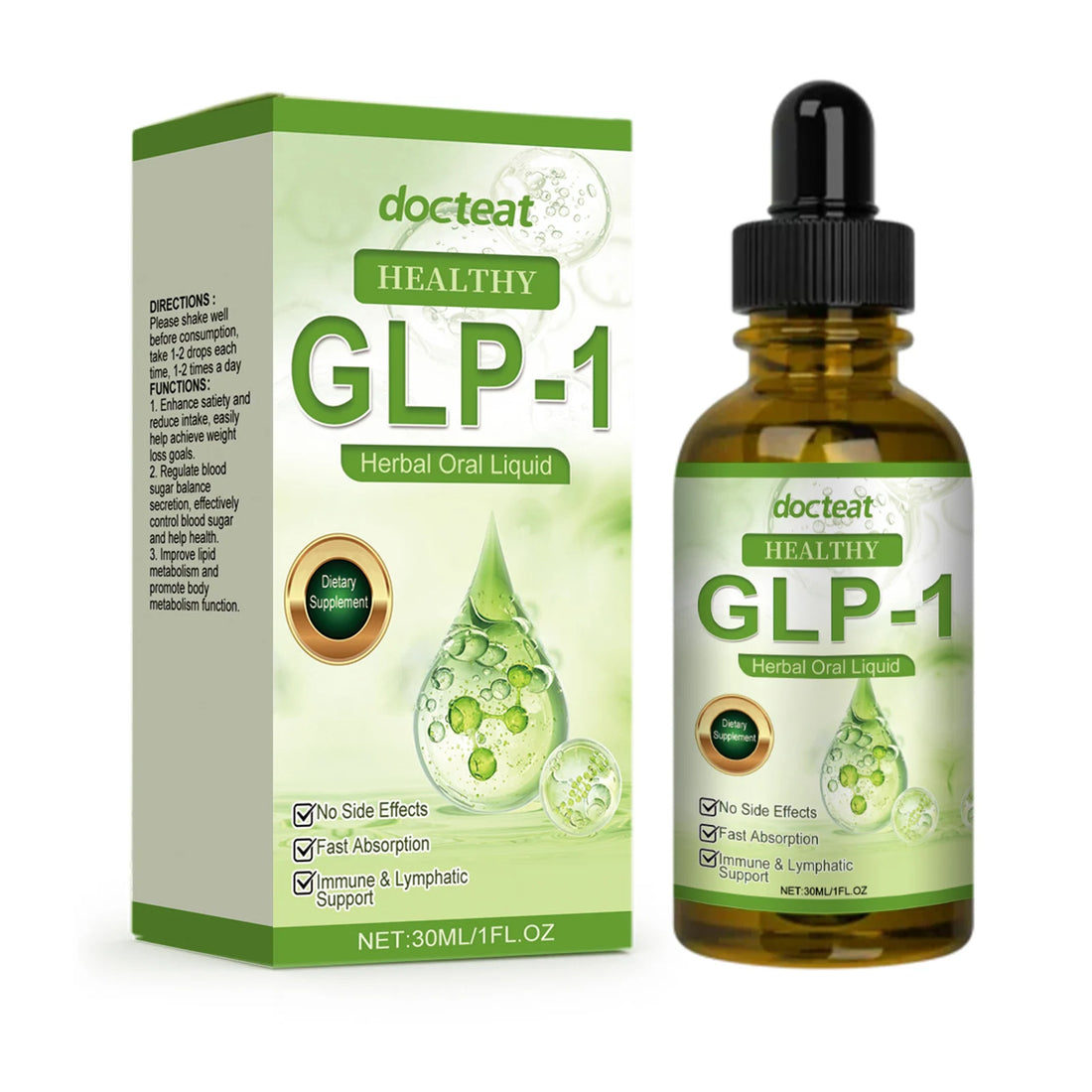 GLP-1 Liquid Drops – Weight Loss & Body Slimming