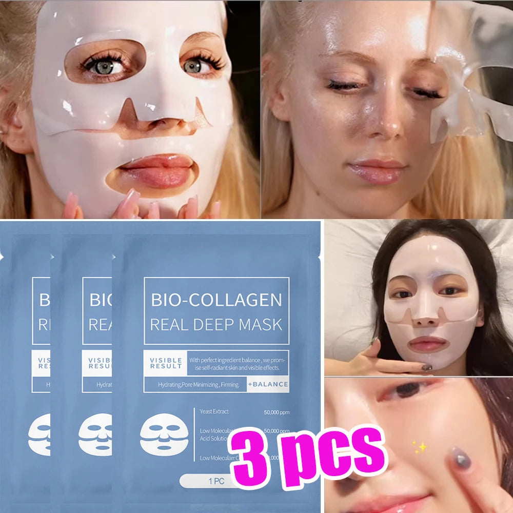 Bio Collagen Face Mask – Anti-Wrinkle & Firming Korean Skincare