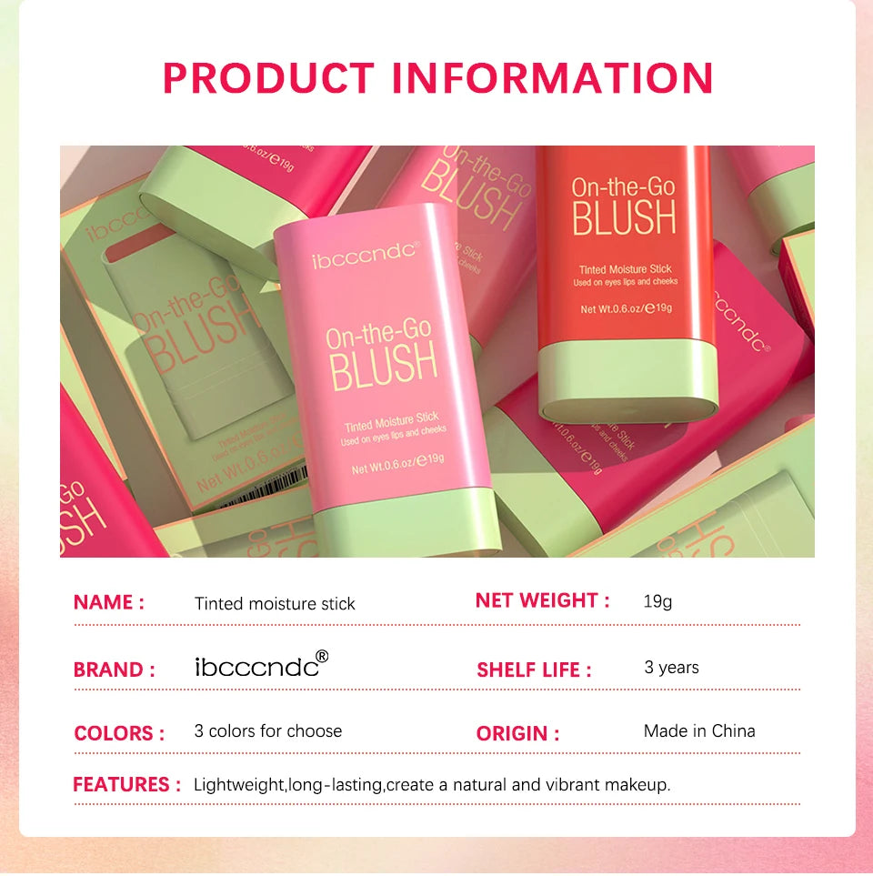 PixiBlush Matte Stick Blusher – Pink