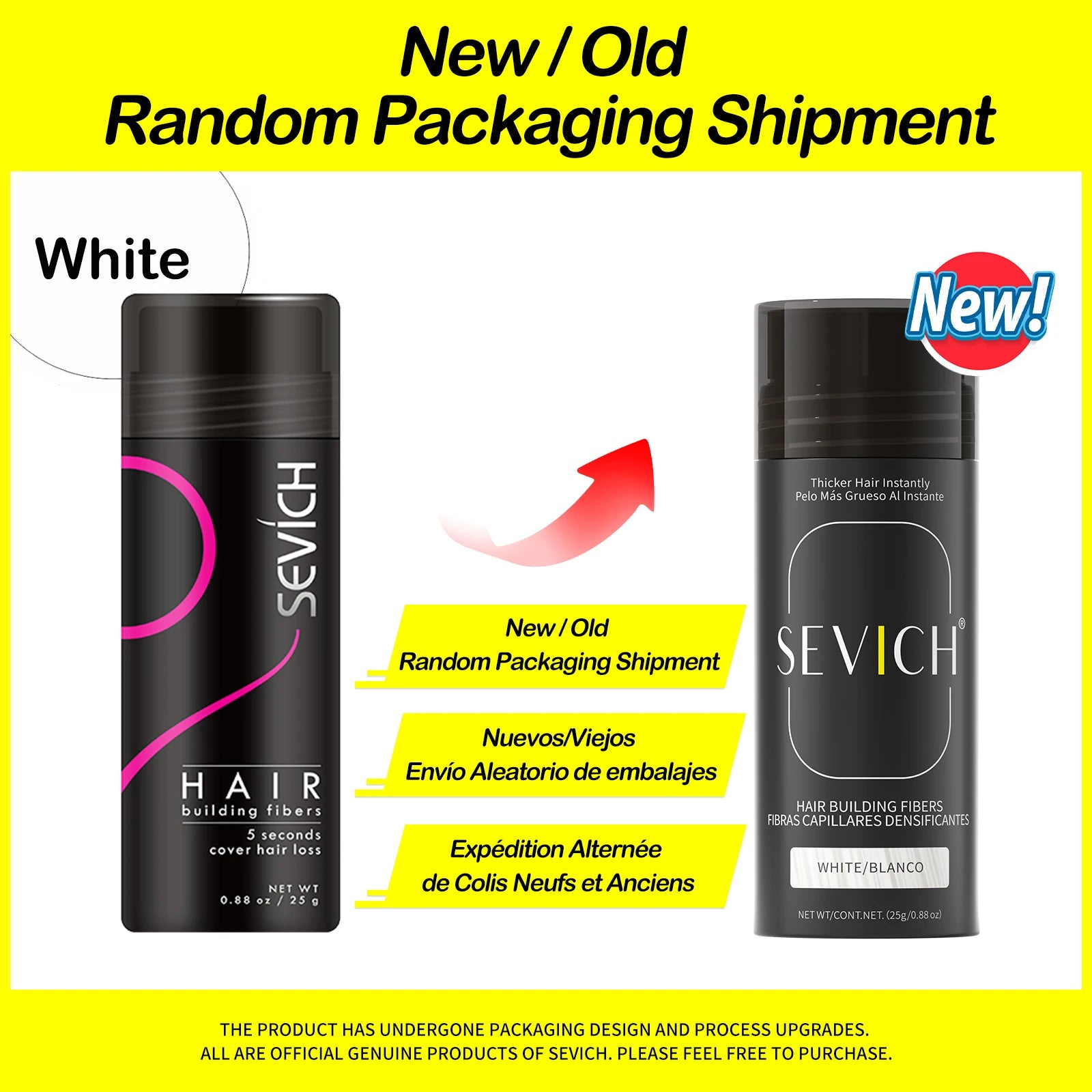 Sevich Hair Building Fibers – 25g Keratin Hair Thicker