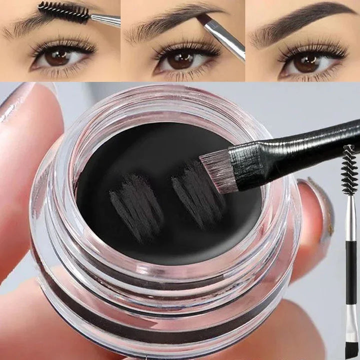 3D Matte Eyebrow Cream – Brown & Black