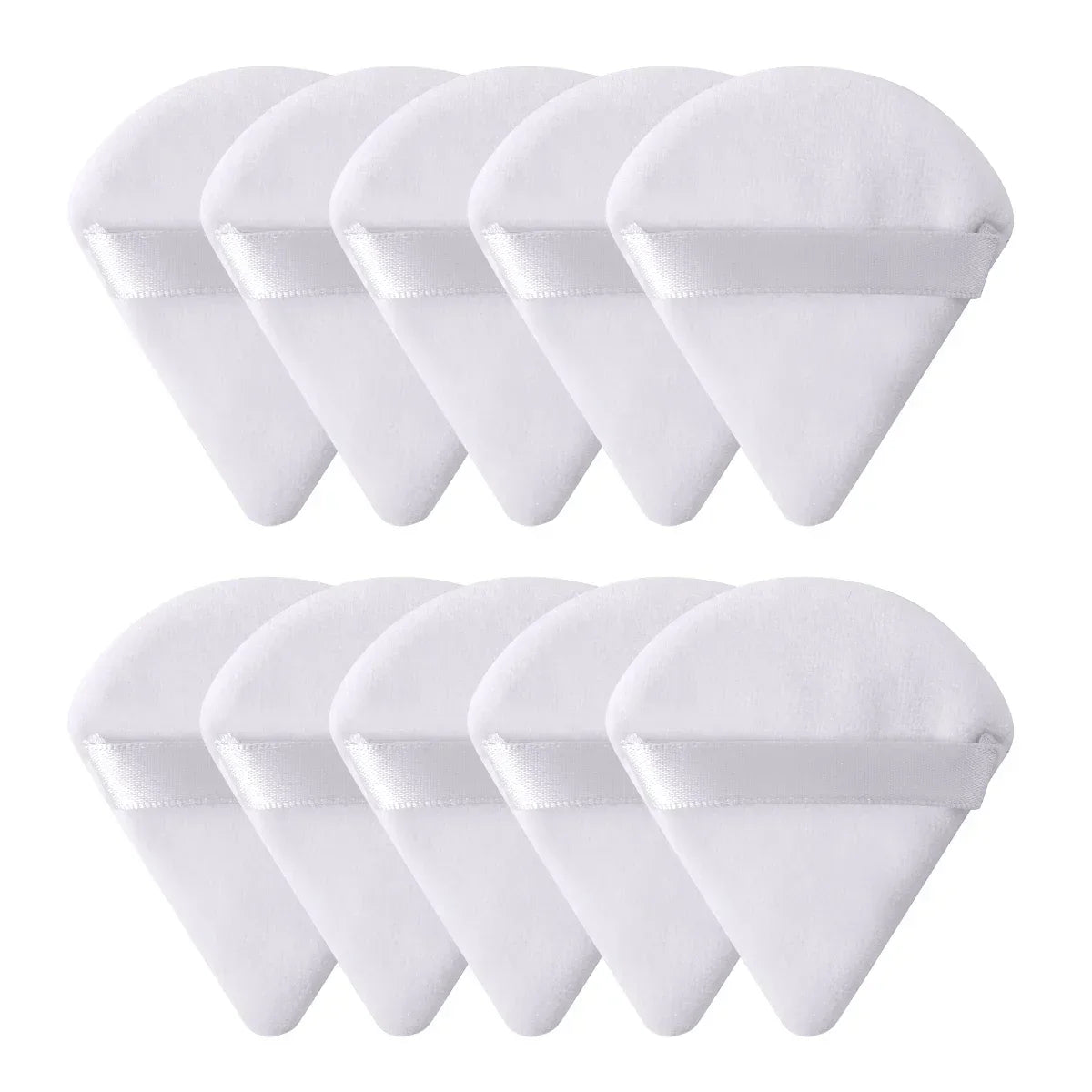 Triangle Velvet Mini Powder Puffs – 10/20PCS