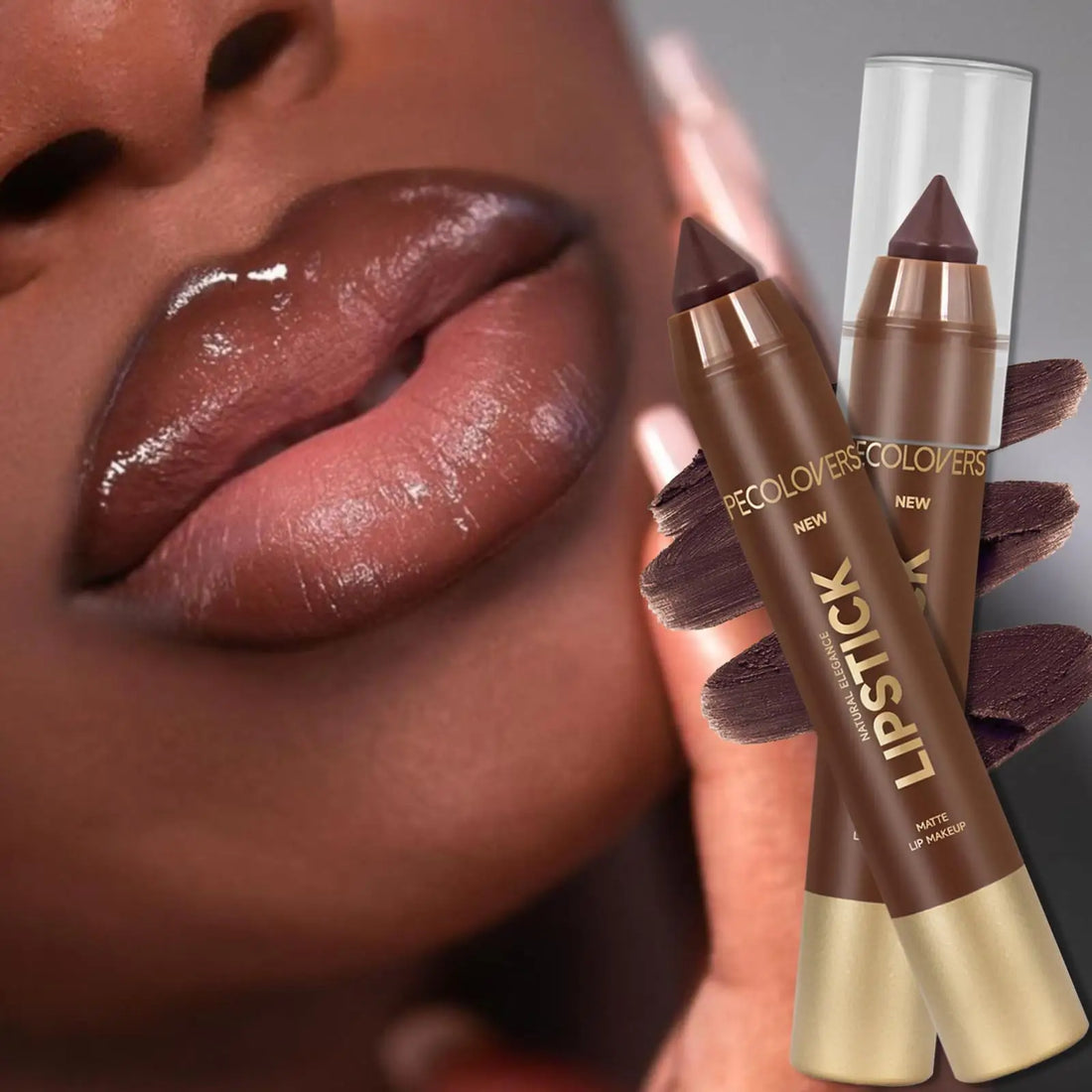 Fine Tip Matte Lip Liner Pen – Brown & Red