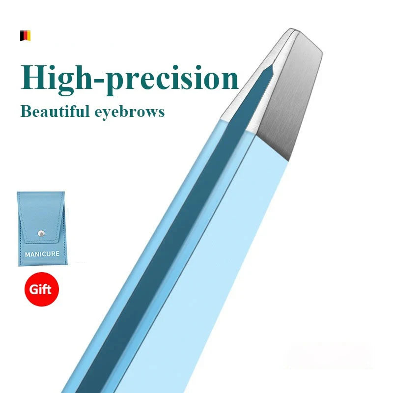4PCS Colorful Stainless Steel Eyebrow Tweezers