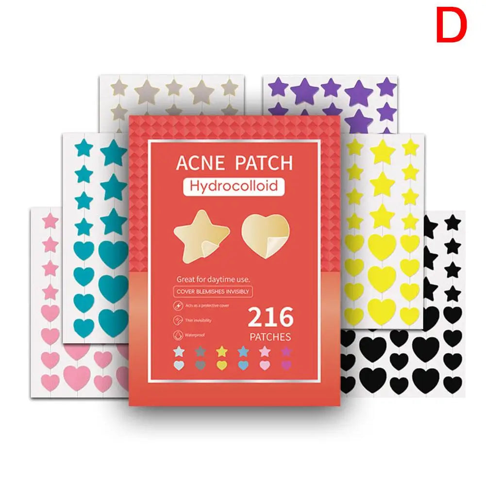 Colorful Star Pimple Patch – Acne Spot Stickers