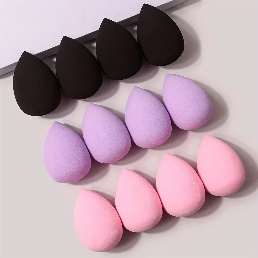 12PCS Multicolor Makeup Sponge Blender Set