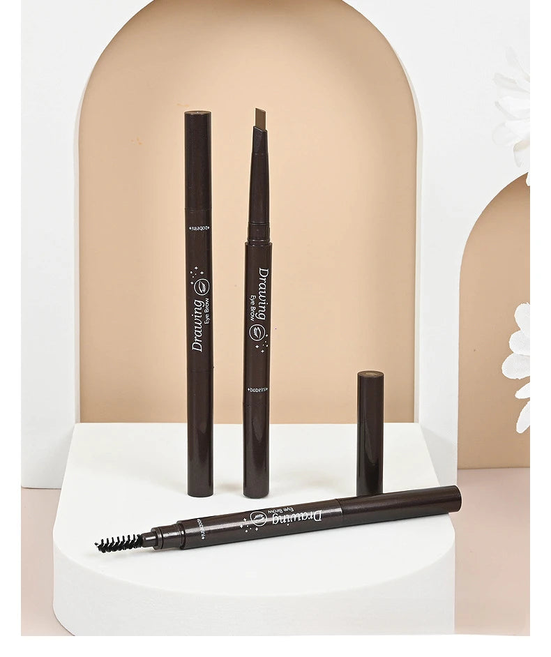 2-in-1 Professional Eyebrow Pencil – 5 Colors