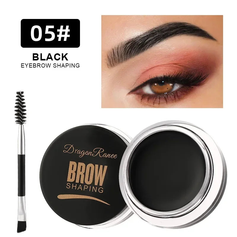 3D Matte Eyebrow Cream – Brown & Black