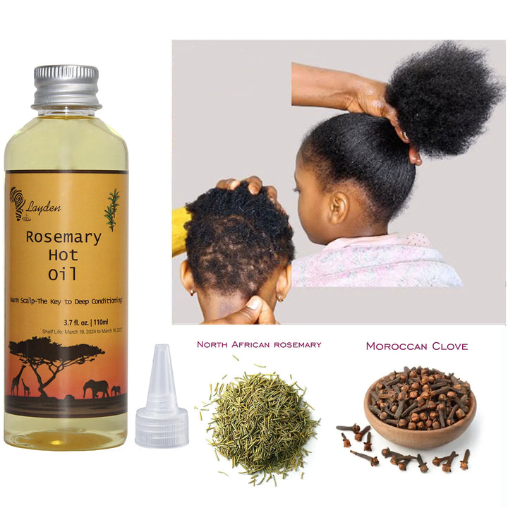 African Rosemary & Cloves Hot Oil