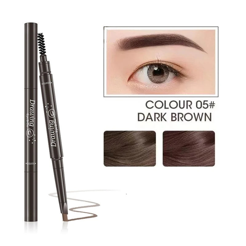 2-in-1 Professional Eyebrow Pencil – 5 Colors