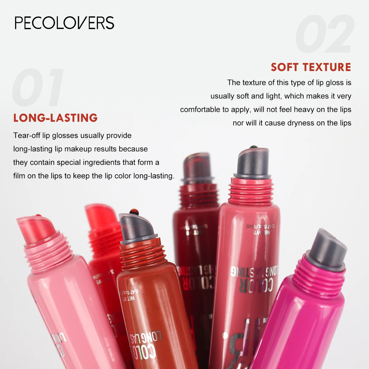 Peel-Off Multi-Color Matte Lip Gloss